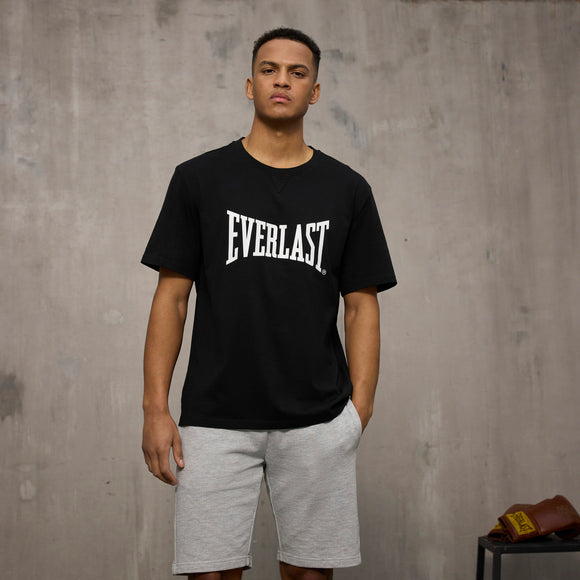 T-shirt - Everlast - 'Oversized Iconic Maximized Logo Tee' - Sort