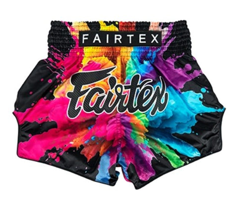 Muay Thai Shorts - Fairtex - BS1940 - Funky Soul Black