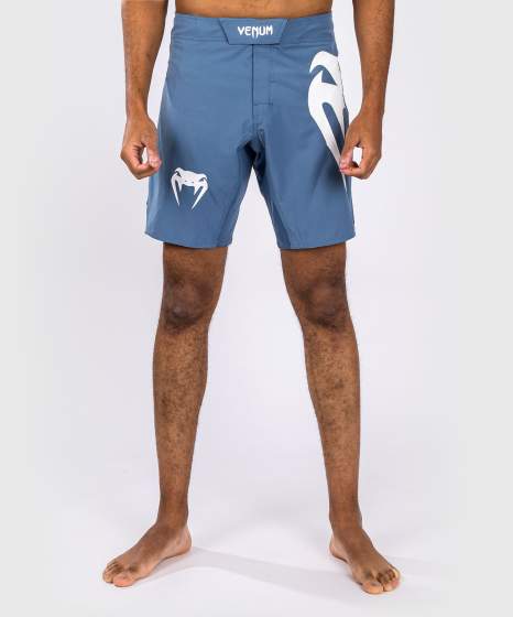 MMA shorts - Venum 'Light 5.0 Fightshorts' - blå/hvid