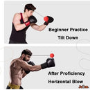 Bokseredskab - Hayabusa - 'Reflex Ball Kit' - Sort/Rød