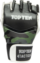 MMA Handsker - TOP TEN - '4Tactical' - Sort-Grøn