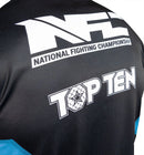 T-Shirt - TOP TEN - 'NFC' - Sort-Blå