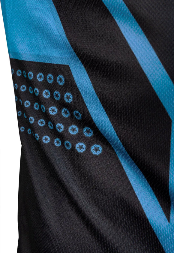 T-Shirt - TOP TEN - 'NFC' - Sort-Blå