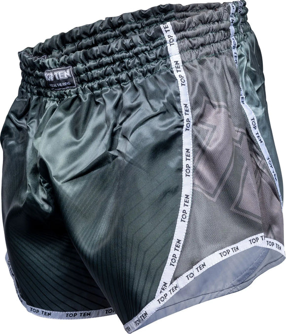 Kickboxing Shorts - TOP TEN - 'Vectory' - Grøn
