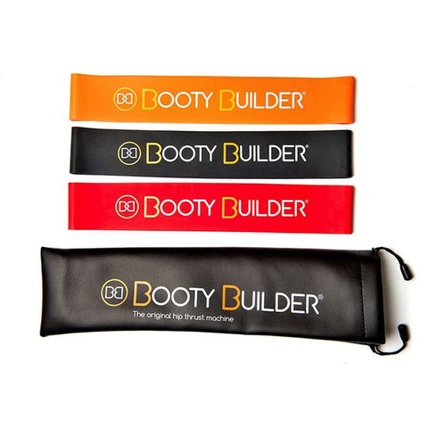 Træningselastikker - Booty Builder - Mini - 3 pack - Sort