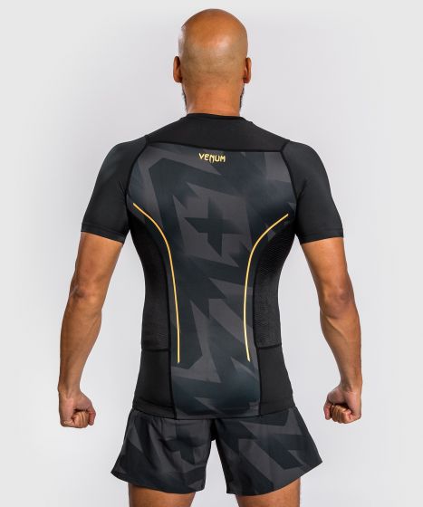 Rashguard - Venum - Razor - Korte ærmer - Sort/Guld
