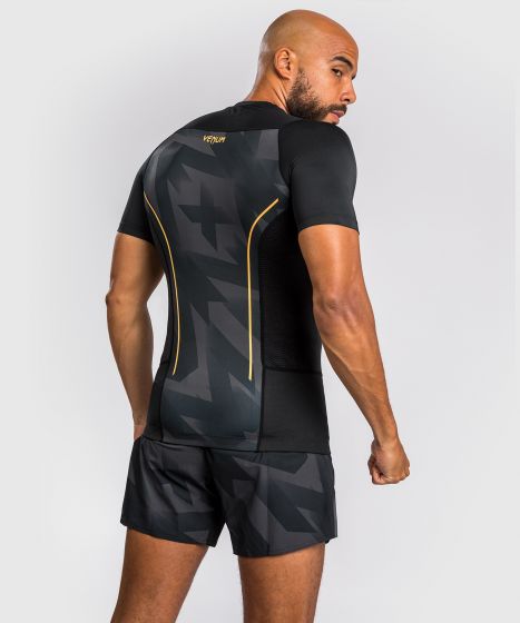 Rashguard - Venum - Razor - Korte ærmer - Sort/Guld