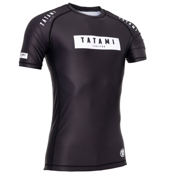 Rashguard - Tatami Fightwear - 'Athlete' - Kortærmet - Sort
