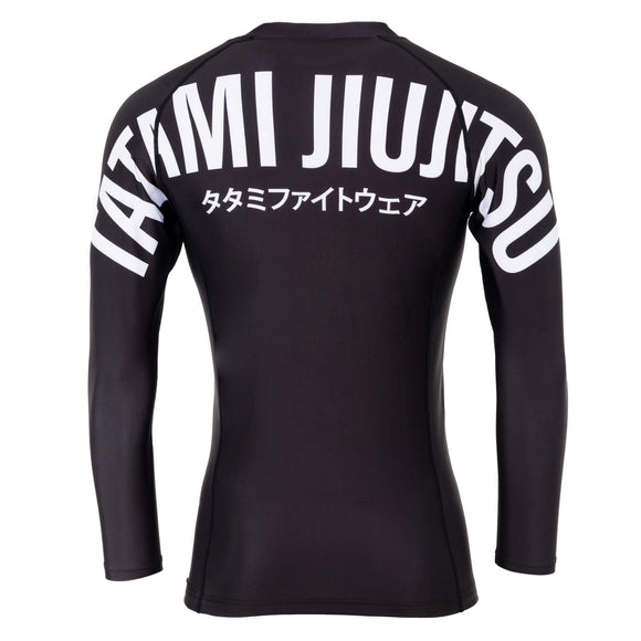 Rashguard - Tatami Fightwear - 'Impact' - Langærmet - Sort