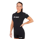Rash Guard - Dame - Tatami Fightwear - 'Impact' - Kortærmet - Sort