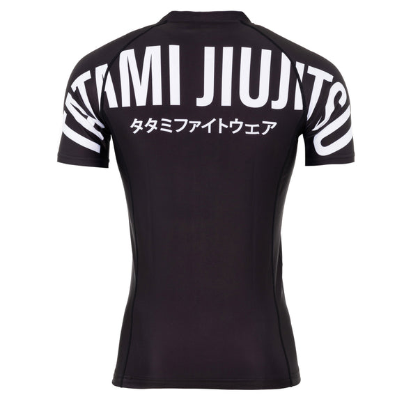 Rashguard - Tatami Fightwear - 'Impact' - Kortærmet - Sort