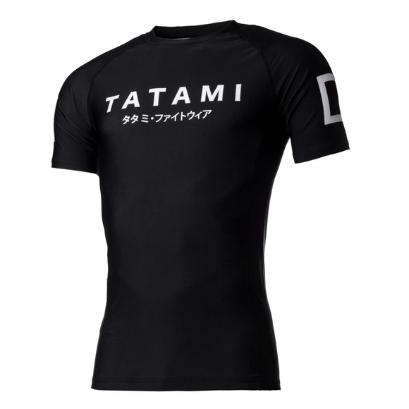 Rashguard - Tatami Fightwear - 'Katakana' - Kortærmet - Sort