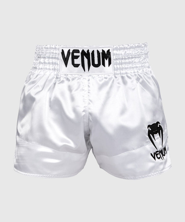 Muay Thai Shorts - Venum - 'Classic' - Hvid-Sort