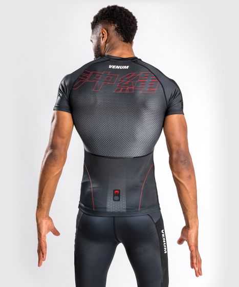 Rashguard - Venum - Okinawa 3.0 - Kortærmet - Sort-Rød