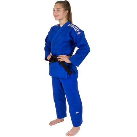 Judogi Adidas - Training J500 - Blå-Hvid