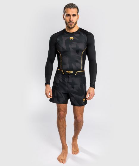 Rashguard - Venum - Razor - Lange ærmer - Sort/Guld