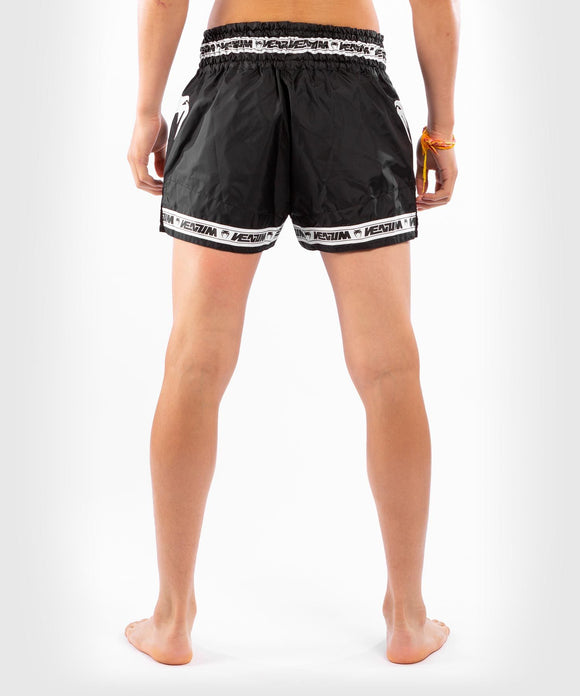 Muay Thai Shorts - Venum - 'Parachute' - Sort-Hvid