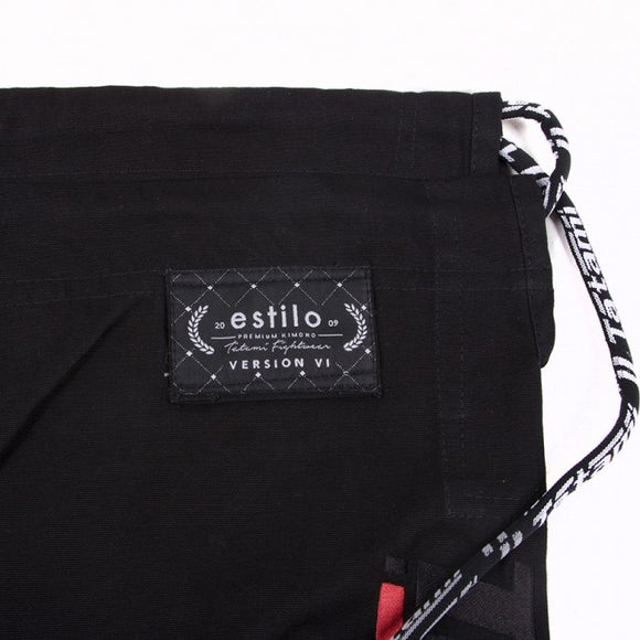 BJJ gi - Ladies Estilo 6.0 Black & Black - Sort / Sort
