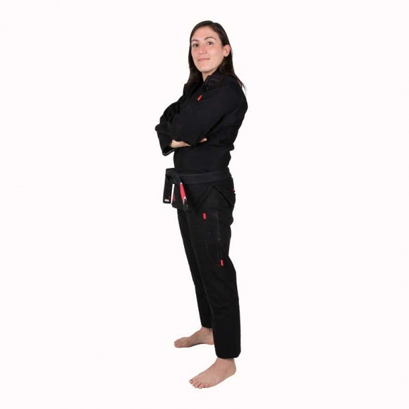 BJJ gi - Ladies Estilo 6.0 Black & Black - Sort / Sort