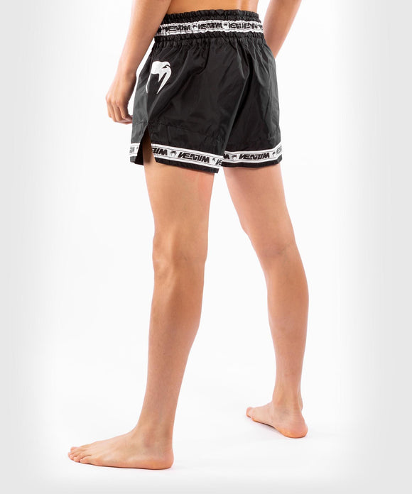 Muay Thai Shorts - Venum - 'Parachute' - Sort-Hvid