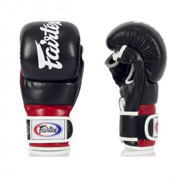 MMA Sparringshandsker - Fairtex - 'FGV18' - Sort-Rød