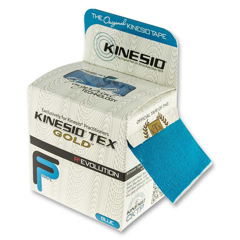Kinesiotape - Kinesio Tex - 'Tex Gold FP 5m' - 5CM - Blå