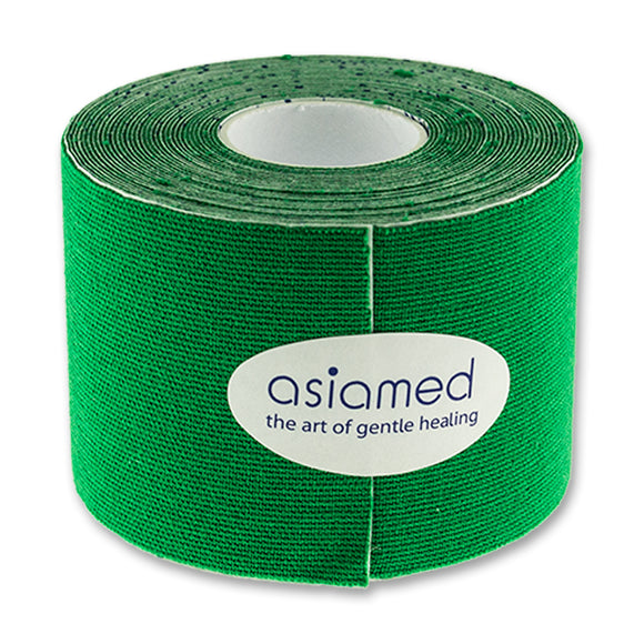 Kinesiologitape - Asiamed - 5cm x 5m - Grøn