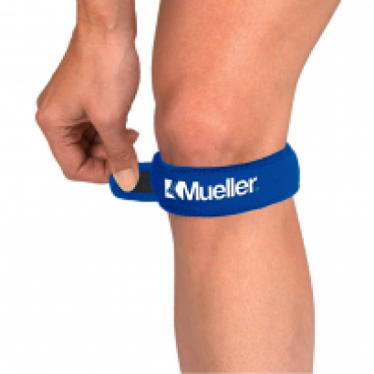 Knæstrop til springerknæ blå