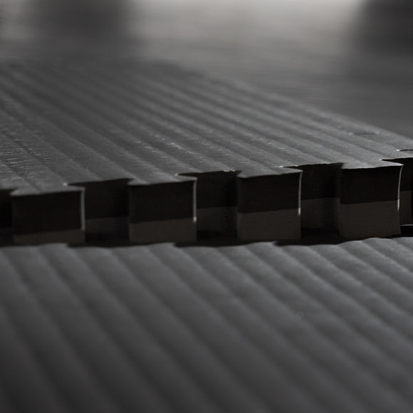 Puzzle Tatami Måtte - Nippon Sport - 4-pack - 50x50 x 4cm - Sort