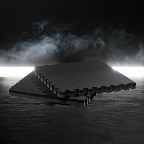 Puzzle mat - Nippon Sport - Black/Grey - 4-pack - 50 x 50 x 4 cm