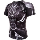 Rash Guard - Venum - 'Gladiator 3.0' - Kortærmet - Sort
