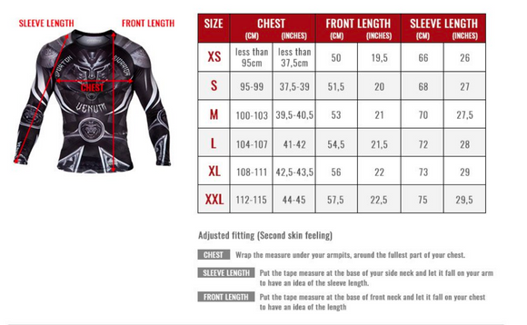 Rash Guard - Venum - 'Contender 3.0' - Sort-Hvid