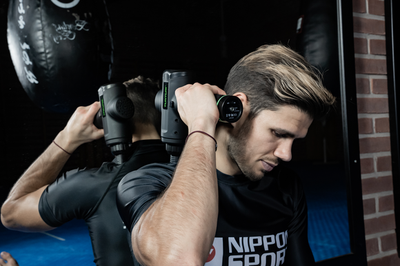 Massagepistol - Tunturi - 'Massage gun' - Sort