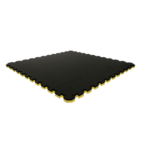 Puzzle Tatami Måtte - Nippon Sport - 4 CM - Sort-Gul