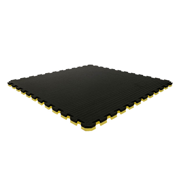 Puzzle Tatami Måtte - Nippon Sport - 4 CM - Sort-Gul