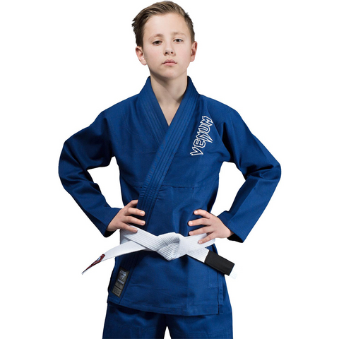 Bjj Dragt - Gi - Børn - Venum - 'Contender' - Blå