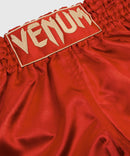 Muay Thai Shorts - Venum - Classic - Bordeaux/Gold