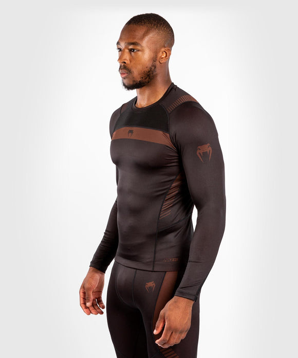 Rash Guard - Venum - 'NoGi 3.0' - Black/Brown