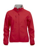 Basic Softshell Jakke - Clique - Dame - rød