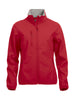 Basic Softshell Jakke - Clique - Dame - rød