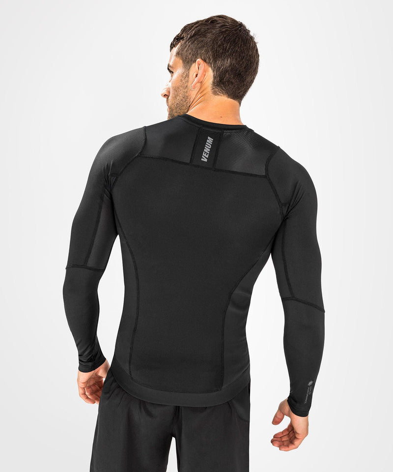 Rash Guard - Venum - 'G-Fit Air' - Lange ærmer - Sort