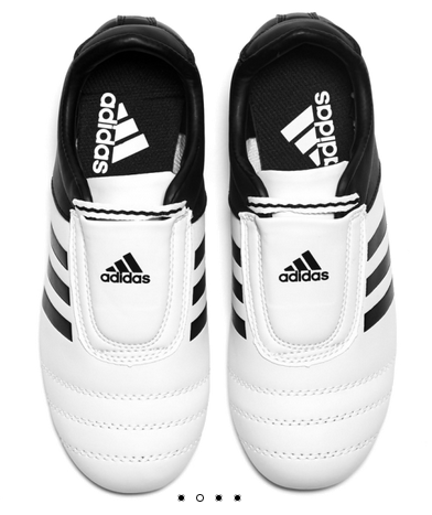 Kampsportssko - Adidas Taekwondosko 'AdiKick II' - hvid/sort