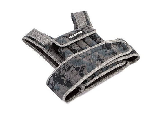 Vægtvest - Aserve Tactical Weight Vest - 10 kg - camo