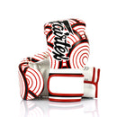 Boksehandsker - Fairtex - 'BGV14 Red Wave' - hvid/rød/sort