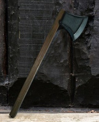 Attrapvåben - økse - 60 cm - brun/sort