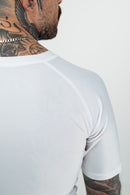 Rash Guard - Nippon Sport - 'Short sleeves' - Hvid