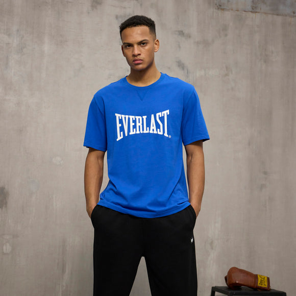 T-shirt - Everlast - 'Oversized Iconic Maximized Logo Tee' - Blå