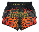 Muay Thai Shorts - Fairtex - BS1921 - Volcano - sort/orange