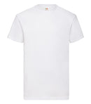 T-Shirt - Fruit of the Loom - 'Valueweight T' - Hvid