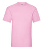 T-Shirt - Fruit of the Loom - 'Valueweight T' - Lyserød
